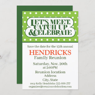 Invitation de la Réunion de famille