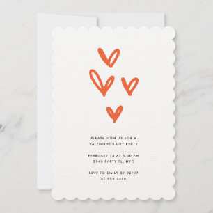 Invitation de la Saint Valentin