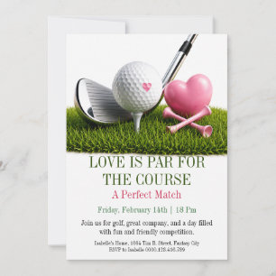 Invitation de la Saint-Valentin Love on the Fairwa
