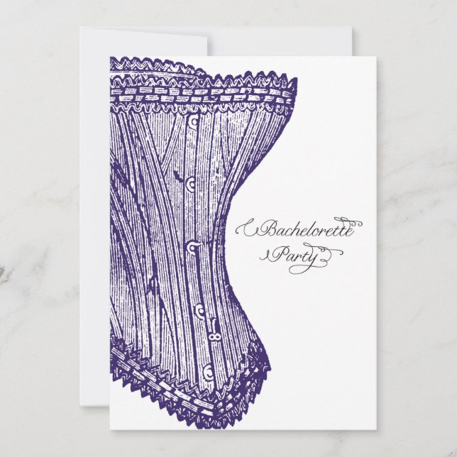 Invitation de la soirée de bachelorette vintage Co (Devant)