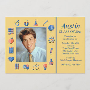 Invitation de la soirée de remise des diplômes en