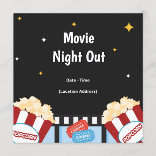Invitation de la soirée Jardin de cinéma