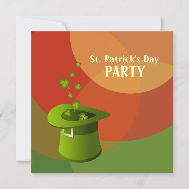 Invitation de la St. Patrick's Day Irish Party (Devant)