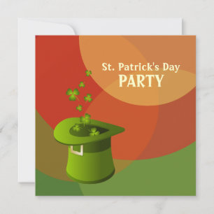 Invitation de la St. Patrick's Day Irish Party