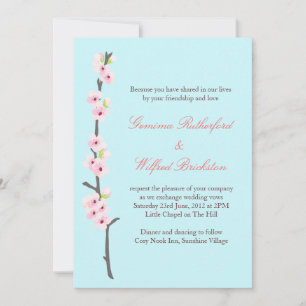 Invitation de la succursale de Cherry Blossom (Ble