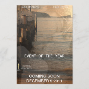 Invitation de l'affiche vidéo