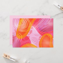 Invitation de lampes de lave