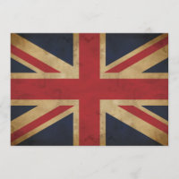 Invitation de l'ancienne Union Jack