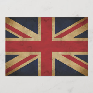 Invitation de l'ancienne Union Jack