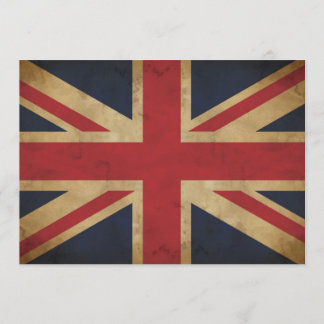 Invitation de l'ancienne Union Jack