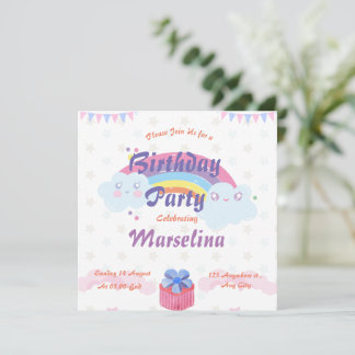 invitation de l'anniversaire de enfant