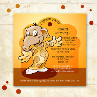Invitation de l'Anniversaire de enfant Stwood ou P