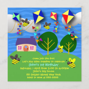 Invitation de l'anniversaire de l'enfant : 058