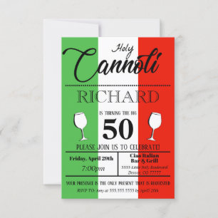 Invitation de l'anniversaire Saint Connoli