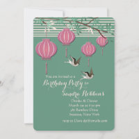 Invitation de lanternes