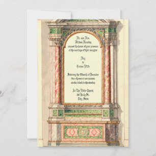 Invitation de l'autel en marbre antique