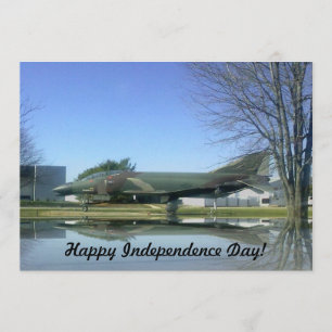 Invitation de l'avion de combat (F4-Phantom)