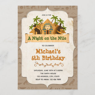 Invitation de l'Egypte