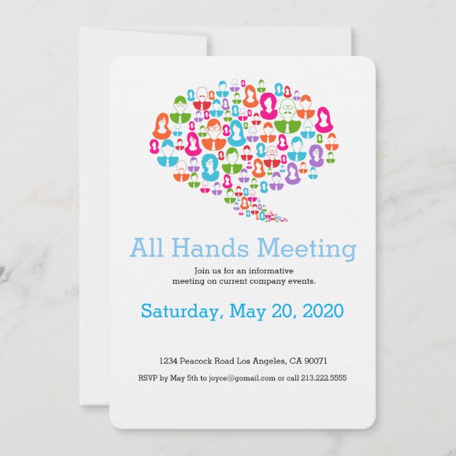 Invitation de l'équipe de communication de la bull (Devant)