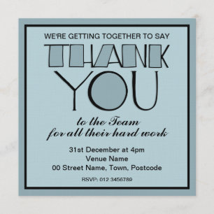 Invitation de l'équipe d'Merci bleu Merci