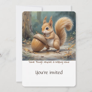 Invitation de l'événement de collecte de fonds sur