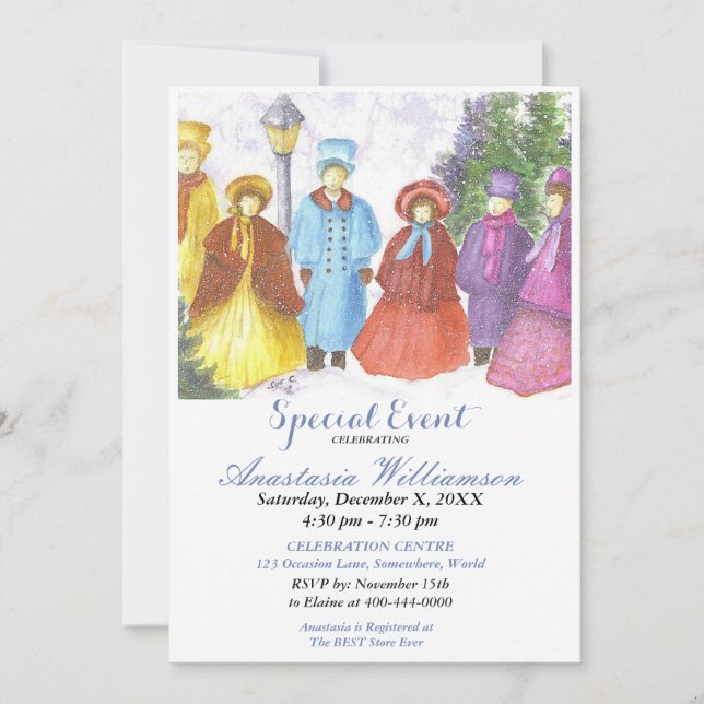 INVITATION DE L'ÉVÉNEMENT DU PARTI DE LA CHAMBRE O (Devant)