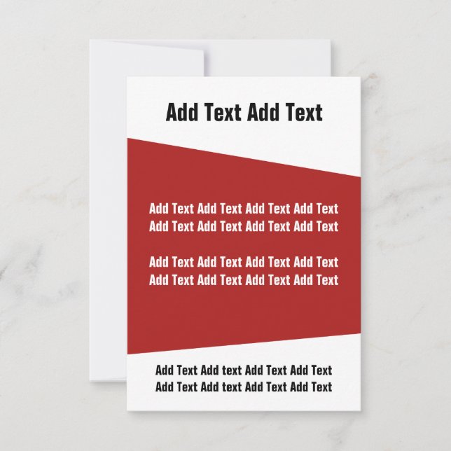 Invitation de l'événement Red and White Modern Bus (Devant)