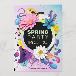 Invitation de l'événement Spring ou Summer Party
