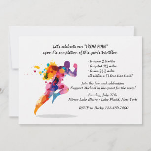 Invitation de l'homme à courir