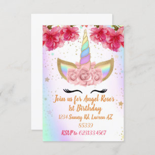 Invitation de licorne
