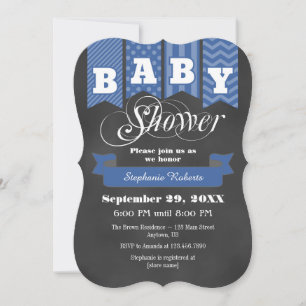 Invitation de l'indicateur Baby shower du tableau