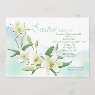 Invitation de lis de Pâques