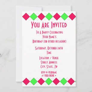 Invitation de l'Jacquard partie