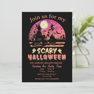Invitation de l'organisateur de soirée d'Halloween