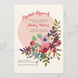 Invitation de lune de ressort