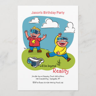 Invitation de lunettes de simulation