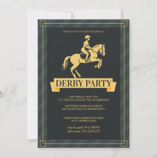 Invitation de luxe pour une soirée Kentucky Derby