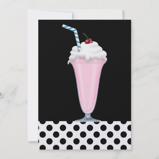 Invitation de magasin de soda - SRF (Devant)