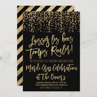 Invitation de Mardi Gras
