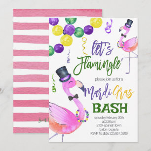 Invitation de Mardi Gras