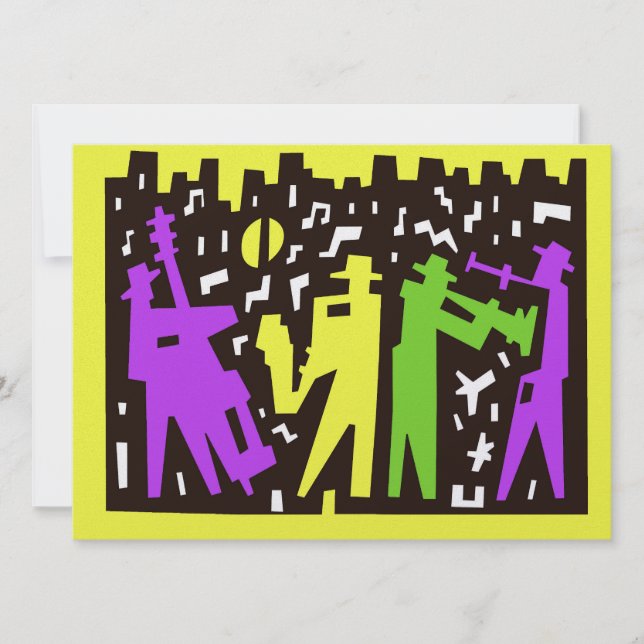 Invitation de Mardi Gras (Devant)