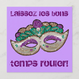 Invitation de mardi gras
