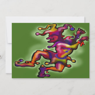 Invitation de Mardi Gras Jester
