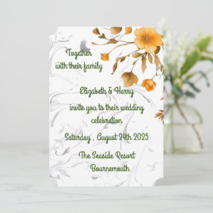 Invitation de mariage 