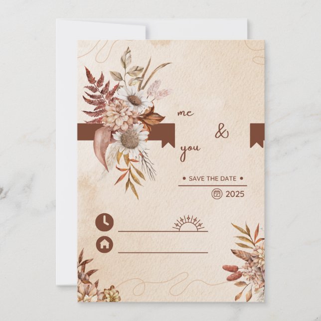 invitation de mariage (Devant)
