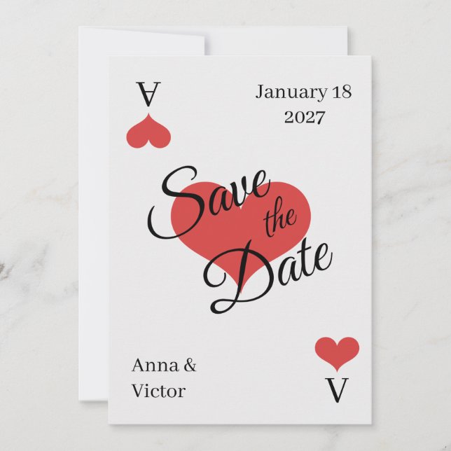 Invitation de mariage (Devant)