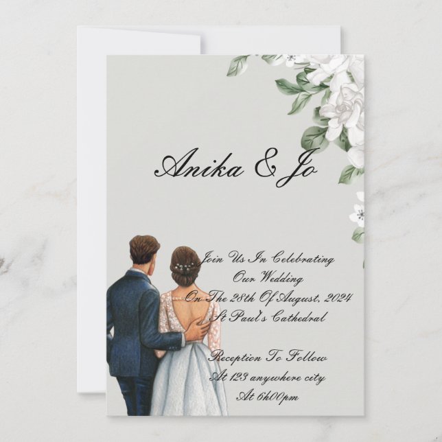 invitation de mariage (Devant)