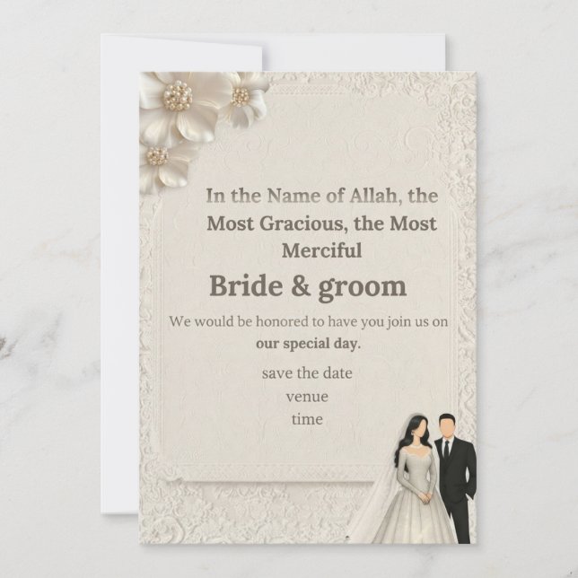 invitation de mariage (Devant)