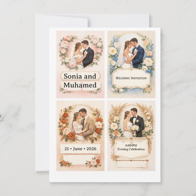 Invitation de mariage (Devant)