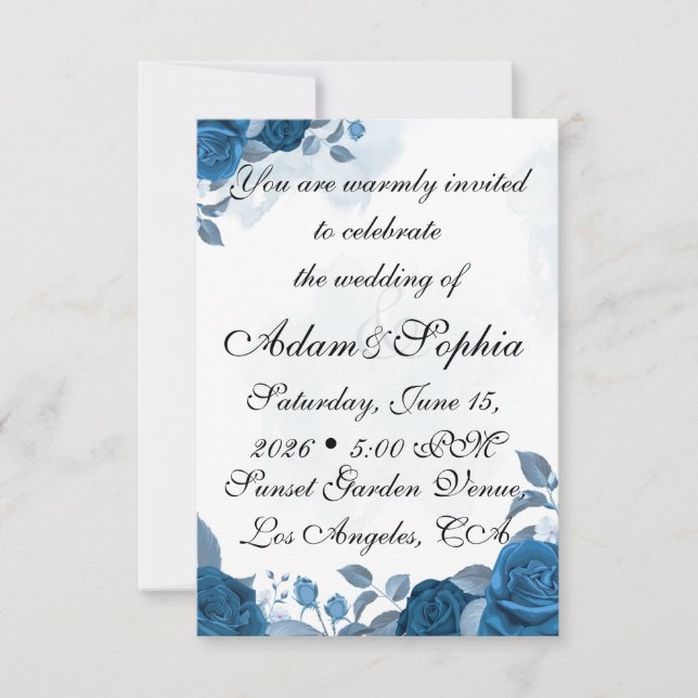 Invitation de mariage (Devant)